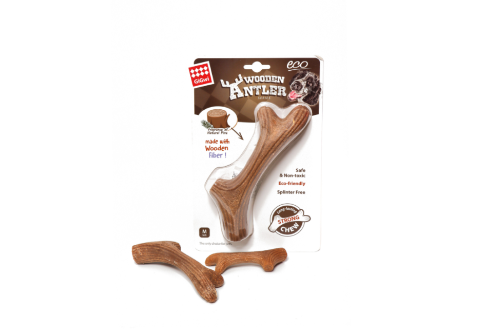GiGwi - ANTLER WOODEN CHEW TOY