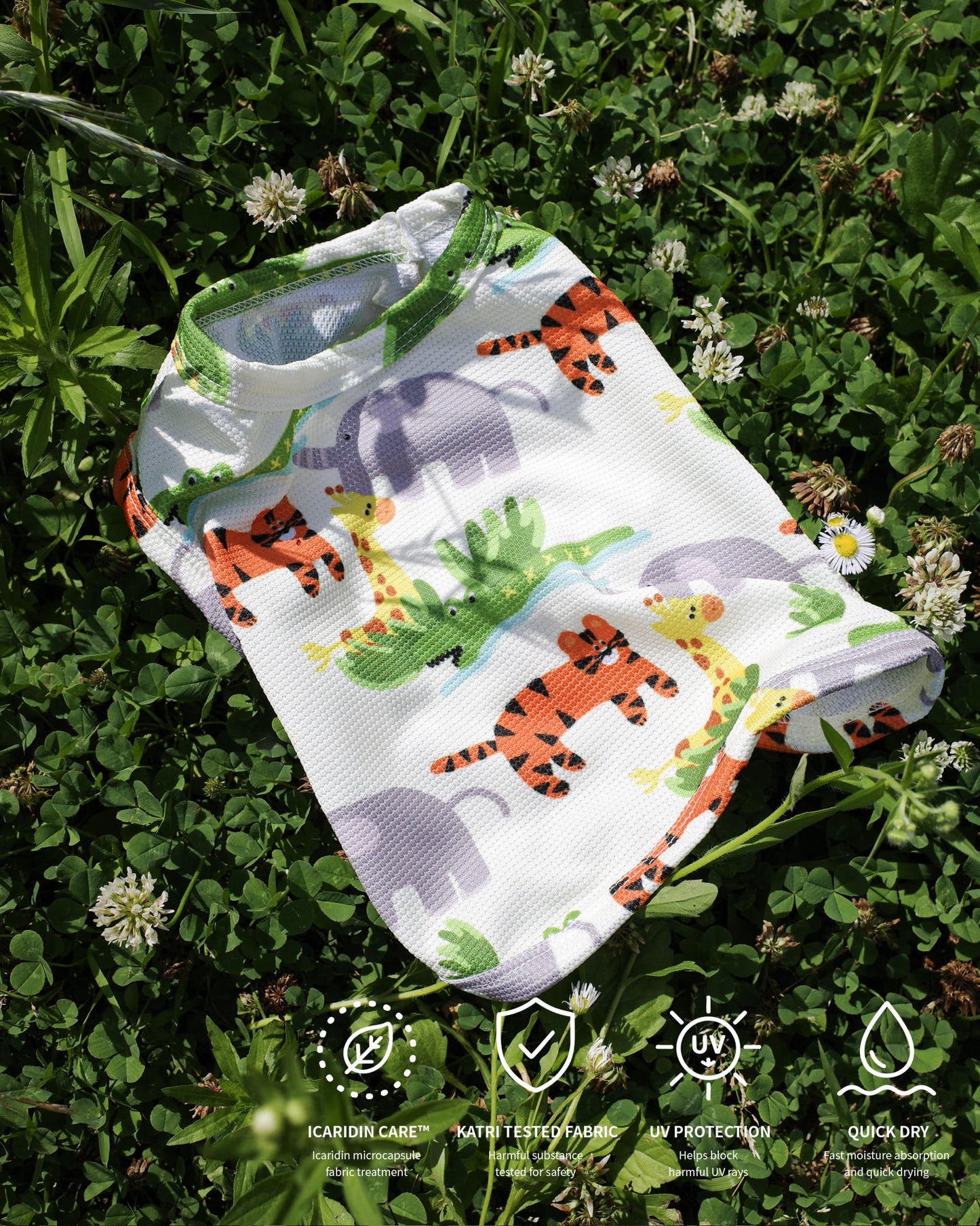Côte à Côte - JUNGLE SUMMER SHIELD RUNNING TEE