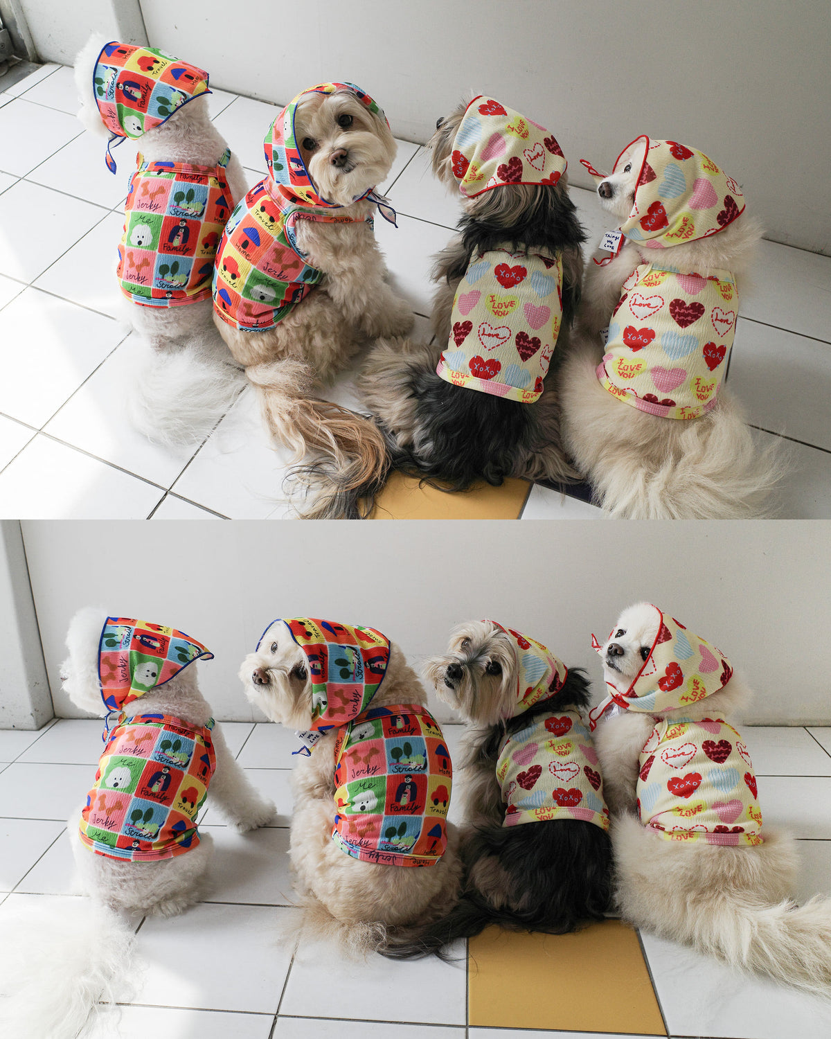 HEART PATCHWORK SCARF