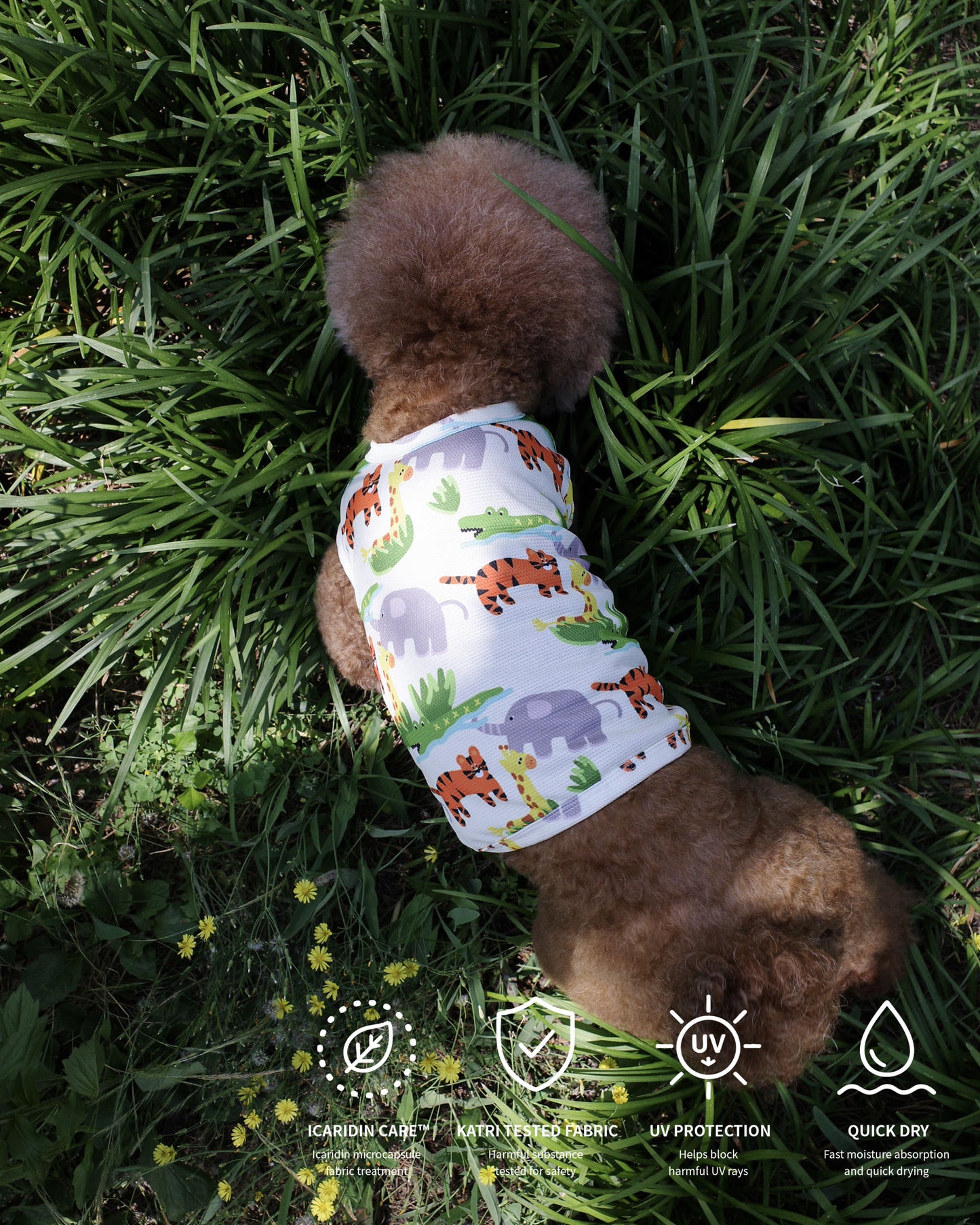 Côte à Côte - JUNGLE SUMMER SHIELD RUNNING TEE