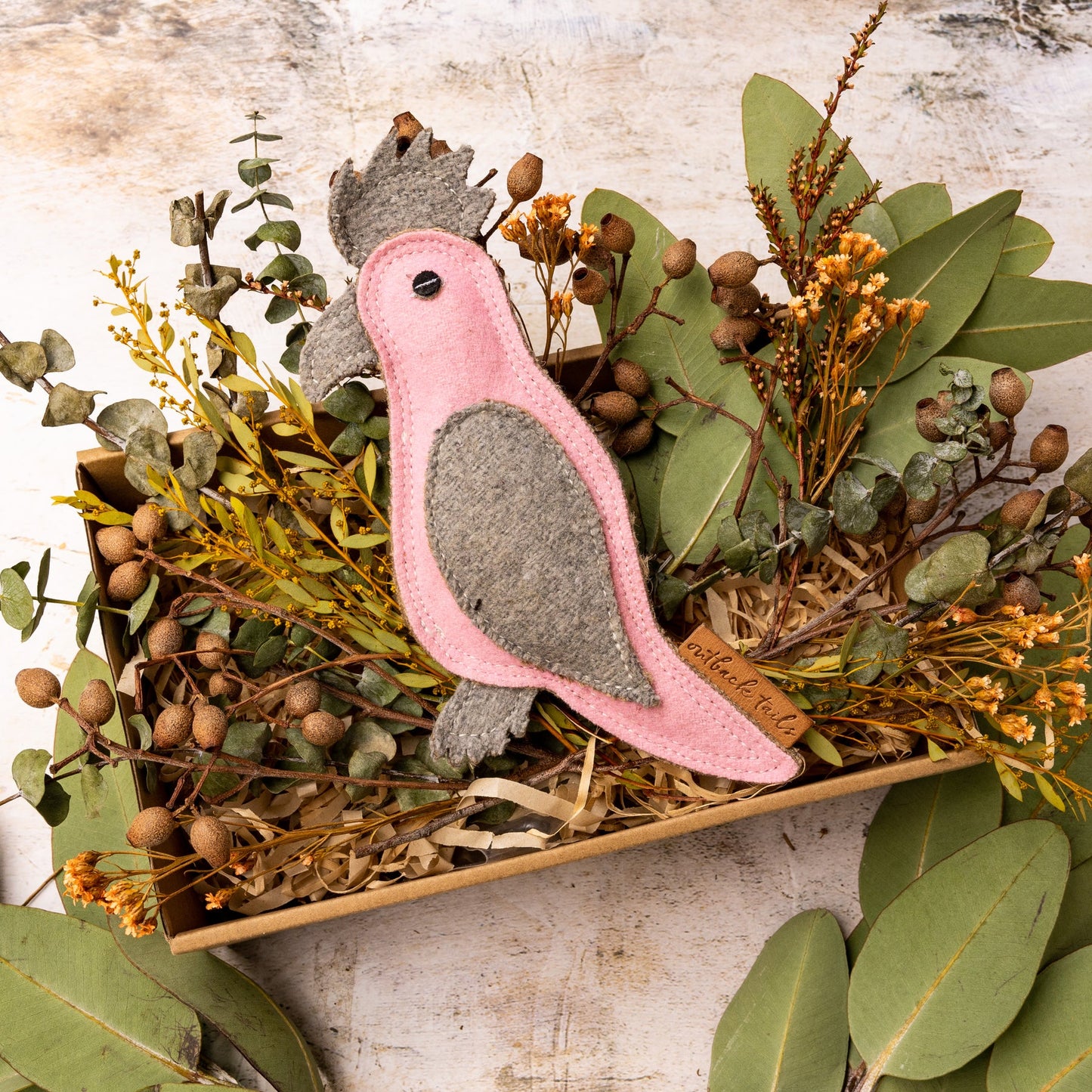 FELT ANIMAL DOG TOY | Gertie Galah