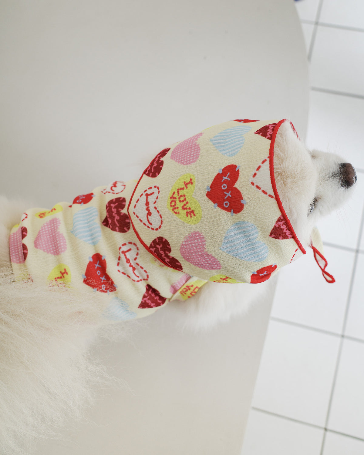 HEART PATCHWORK SCARF