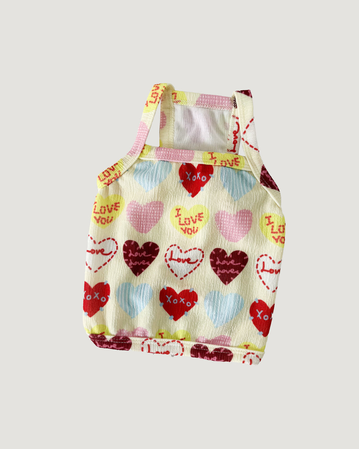 HEART PATCHWORK CROP TOP