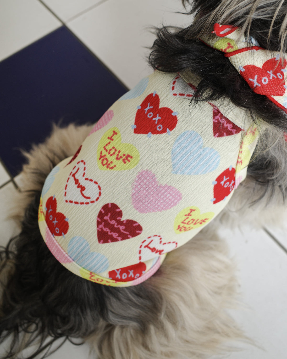 HEART PATCHWORK CROP TOP