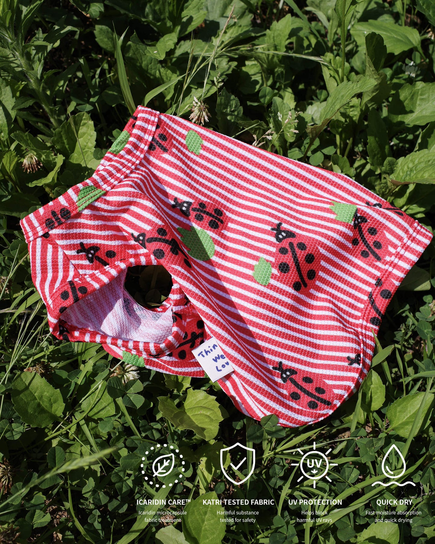 Côte à Côte - LADYBUG SUMMER SHIELD RUNNING TEE