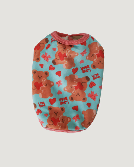 Côte à Côte - LOVE BEAR SOFT VEST | Mint